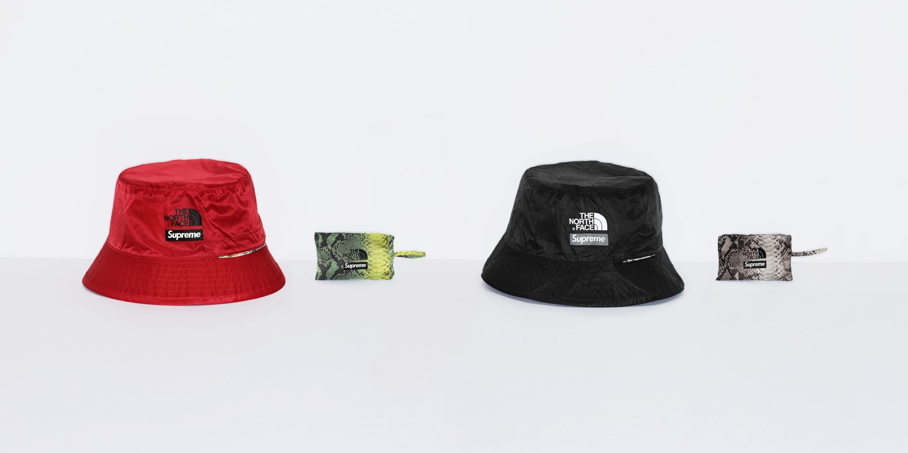 Supreme The North Face Snake Print Reversible Crusher Spring Collection