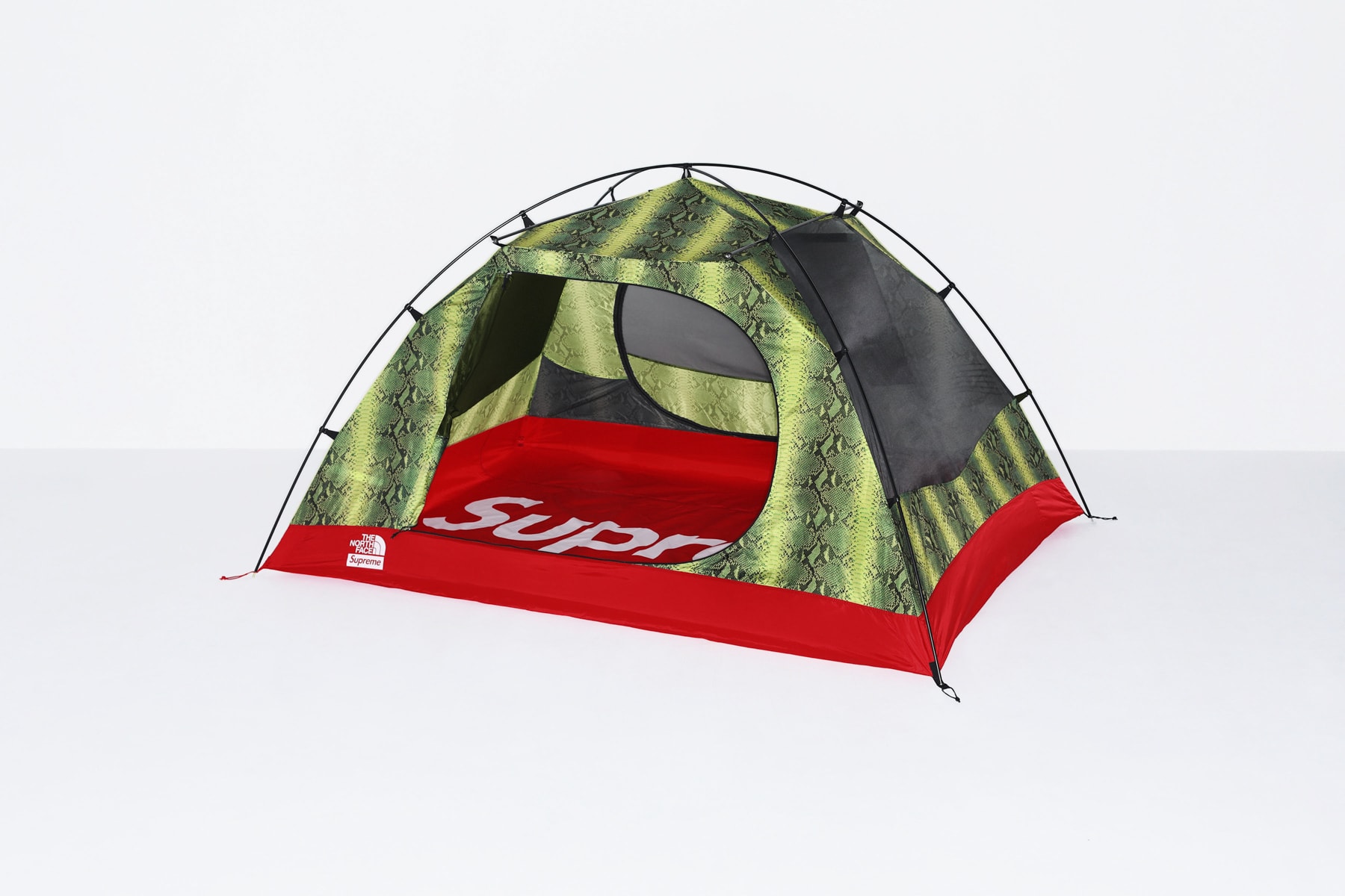 Supreme The North Face Snake Print Stormbreak 3 Tent Spring Collection