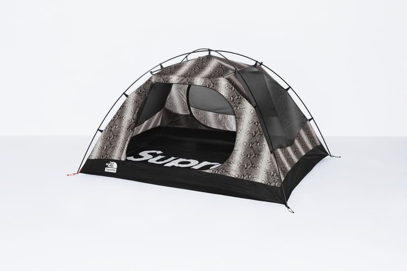 Supreme The North Face Snake Print Stormbreak 3 Tent Spring Collection