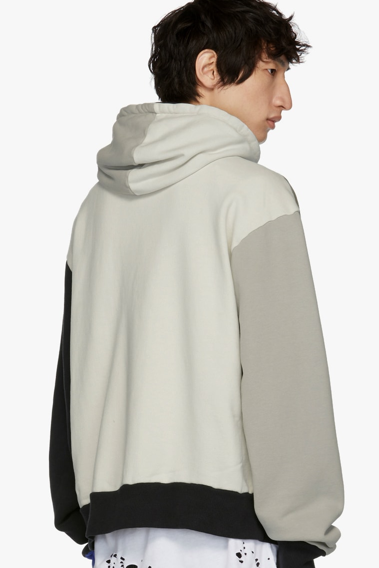 424 Colorblocked Hoodie SSENSE exclusive release info grey black blue guillermo andrade