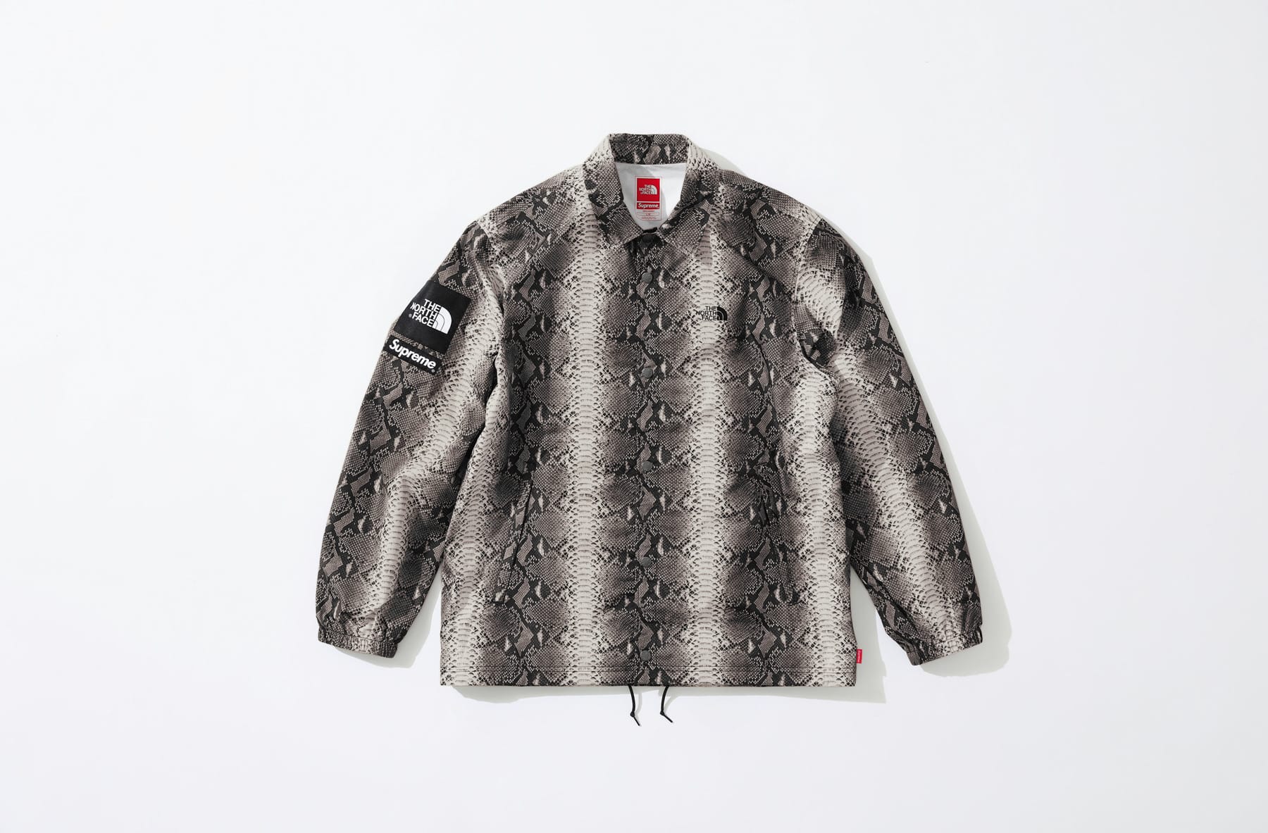 supreme the north face snakeskin taped seam coaches jacket