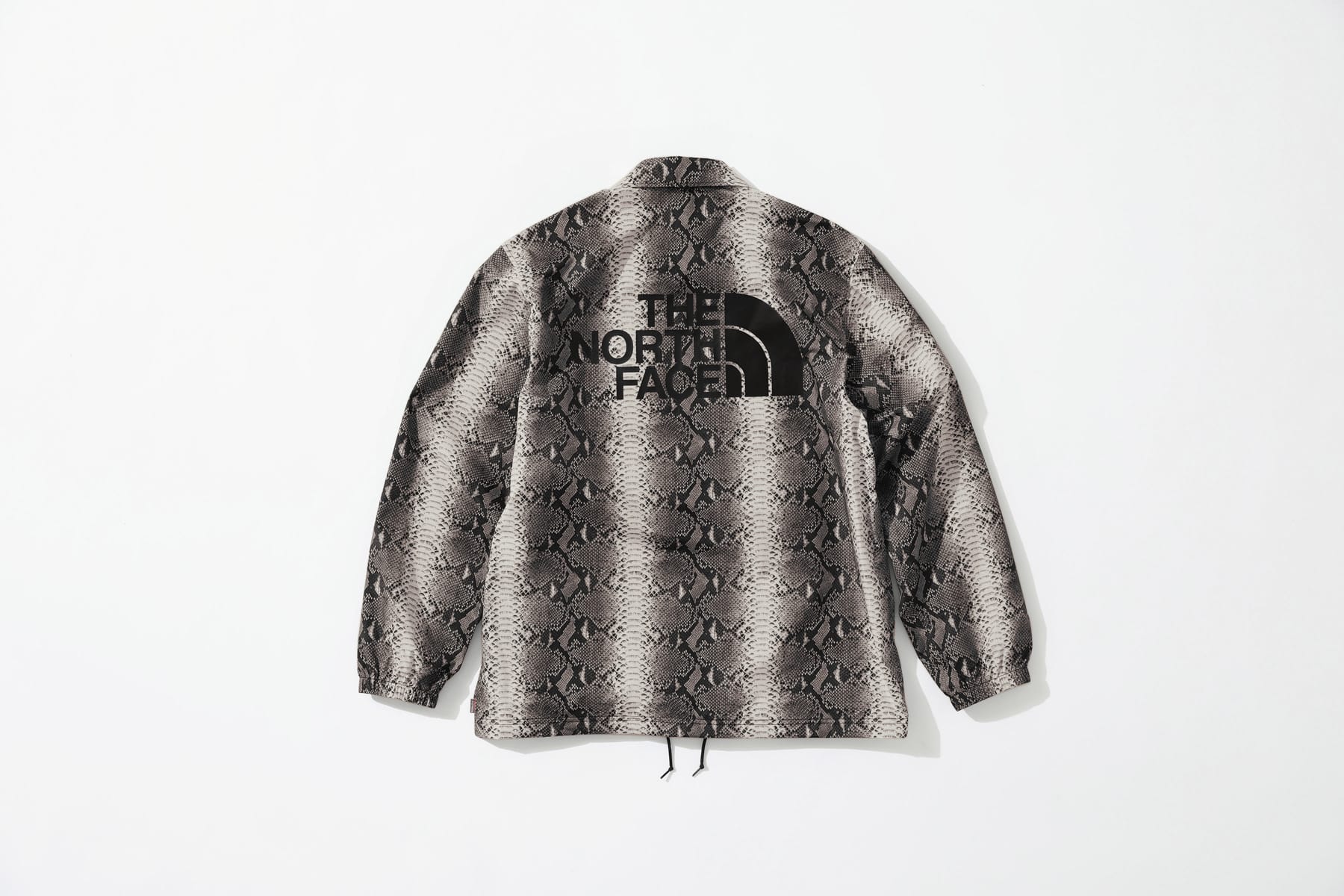 supreme the north face snakeskin taped seam coaches jacket black
