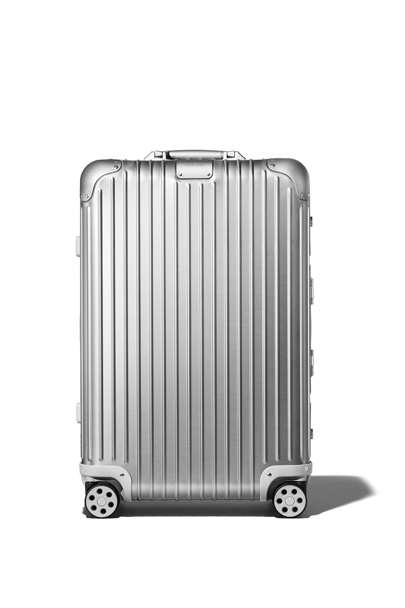 rimowa aluminum luggage redesign suitcases  Essential polycarbonate LITE original model drop release info logo june 5 2018