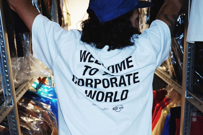 Très Bien fall winter 2018 souvenir tee shirt drop junior executive graphic shop