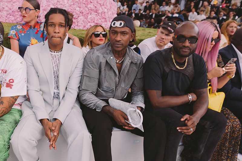 Kim Jones Dior Homme Paris SS19 Runway Show KAWS Kate Moss Skepta A$AP Rocky