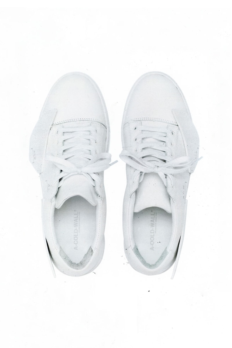 A-COLD-WALL* Shard Low Sneaker shoe footwear Optic White release date announce reveal style independent unique 205 eur 240 usd info drop