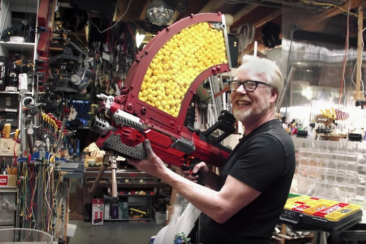 Adam Savage Modifies Rival Blaster to Shoot 1000 NERF Rounds