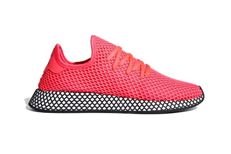 adidas Deerupt Summer 2018 release info sneakers footwear core black cloud white turbo Hi-Res Aqua