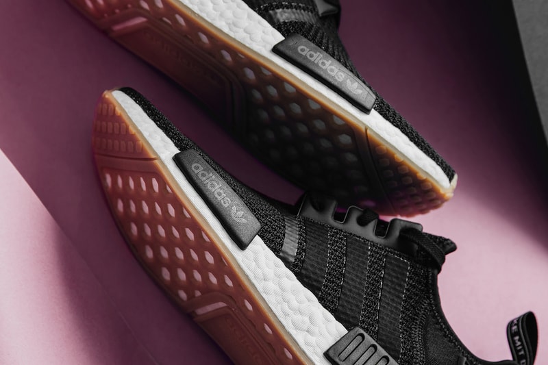 adidas originals NMD R1 Black Gum release info sneakers footwear