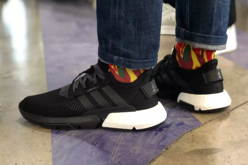 Pharrell adidas P.O.D. S3.1 Friends & Family black white launch event sneakers footwear BOOST
