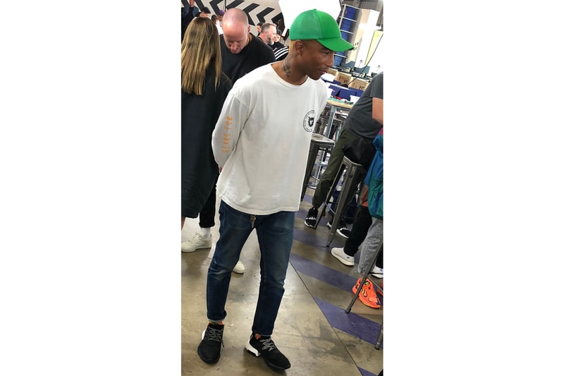 Pharrell adidas P.O.D. S3.1 Friends & Family black white launch event sneakers footwear BOOST