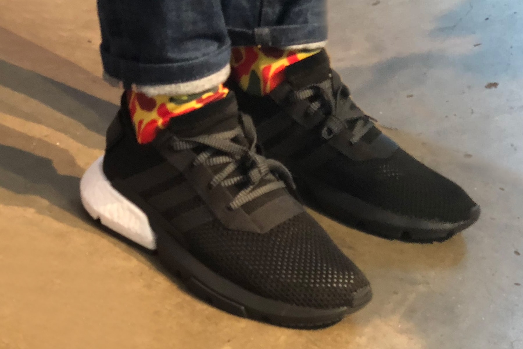 Pharrell adidas P.O.D. S3.1 Friends & Family black white launch event sneakers footwear BOOST