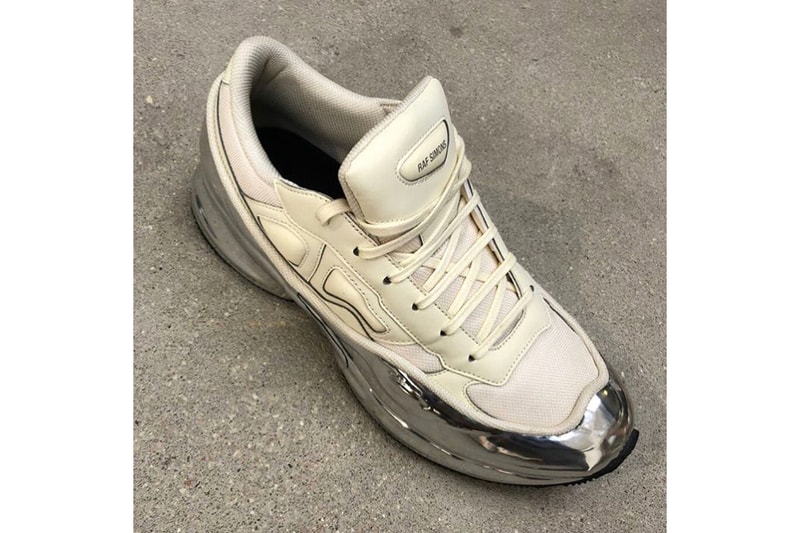 adidas by raf simons silver ozweego cream