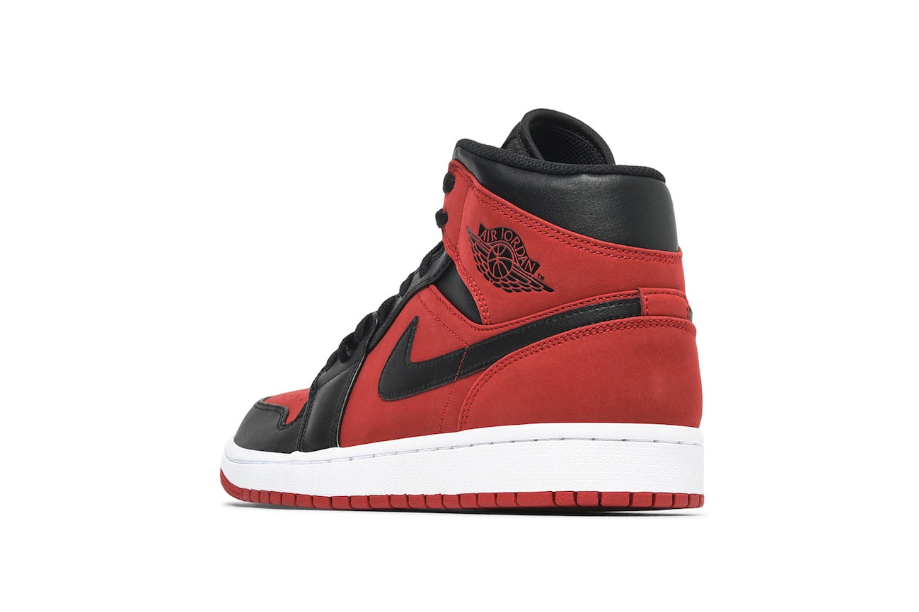 Air Jordan 1 Mid Bred red black white release info sneakers footwear