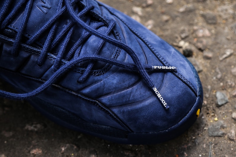 Air Jordan 12 x Public School NY "Michigan" Friends & Family Closer Look Sneakers Kicks Shoes Trainers Collab Collaboration Rare Coming Releasing Soon