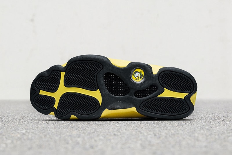 air jordan 13 university of oregon friends and family pe 2018 footwear black yellow