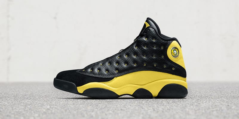 air jordan 13 yellow and black