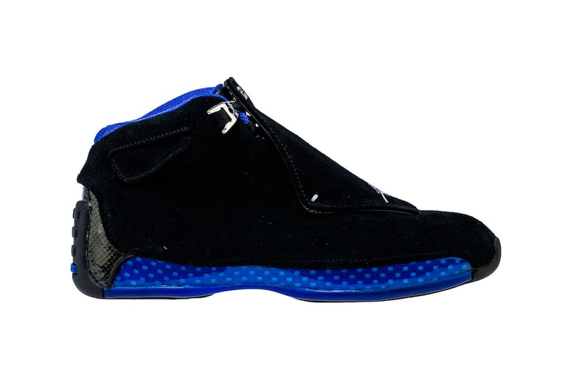 Air Jordan 18 og black metallic silver sport royal release date jordan brand michael jordan 2018