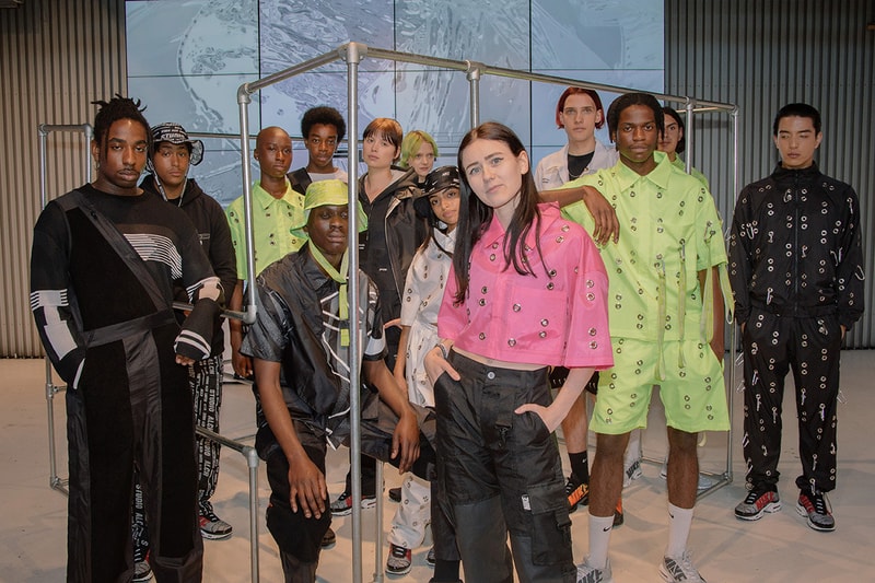ALCH Studio Nike Air Max Plus First Look striped London Fashion Week Mens Alexandra Hackett new colorways sneaker footwear