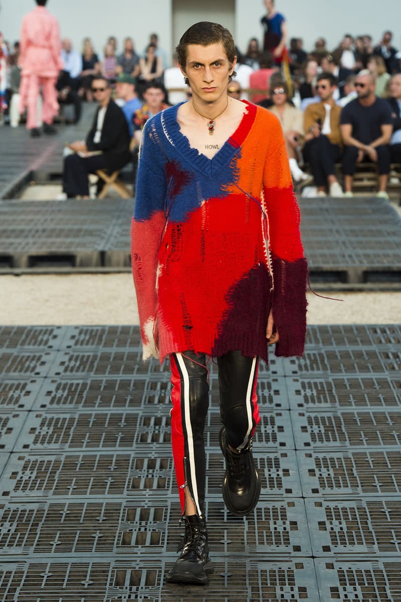 Alexander McQueen spring summer 2019 runway collection paris fashion week mens Sarah Burton