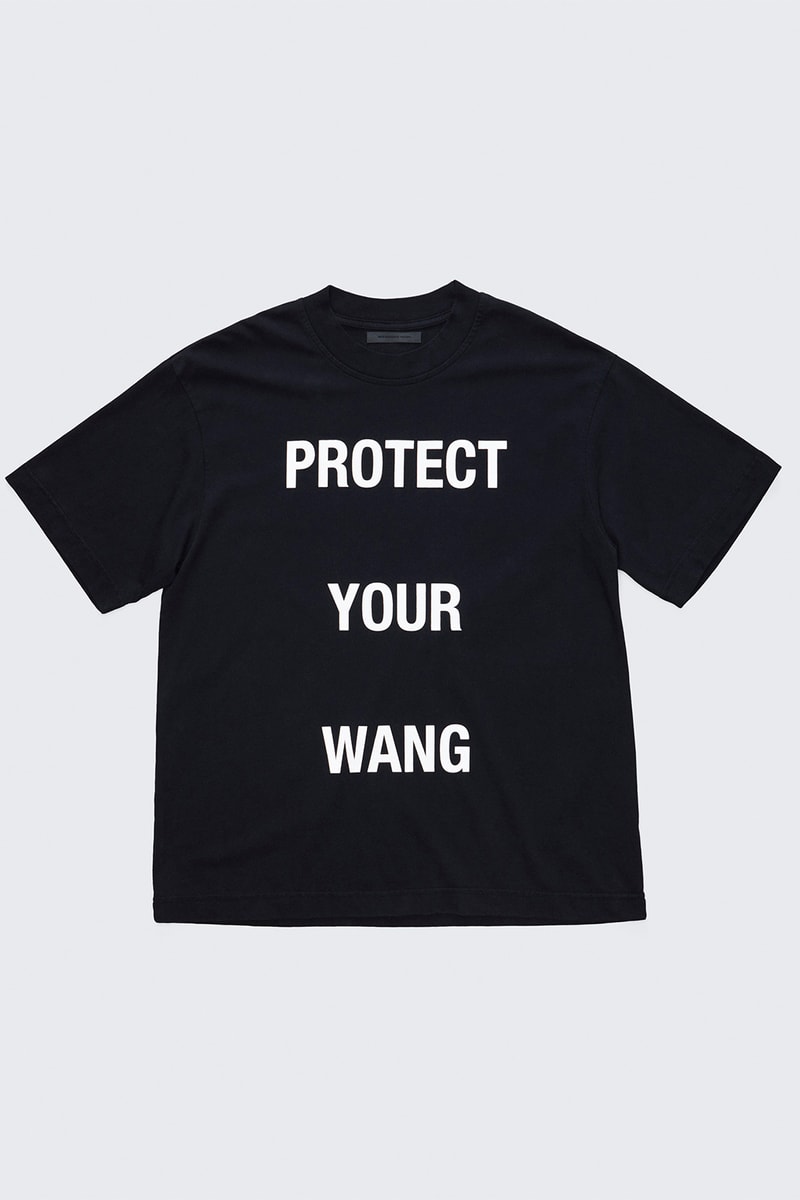 Alexander Wang Trojan 'Protect Your Wang' Capsule Collection Pride Apparel T-Shirt Socks Cap Bandana