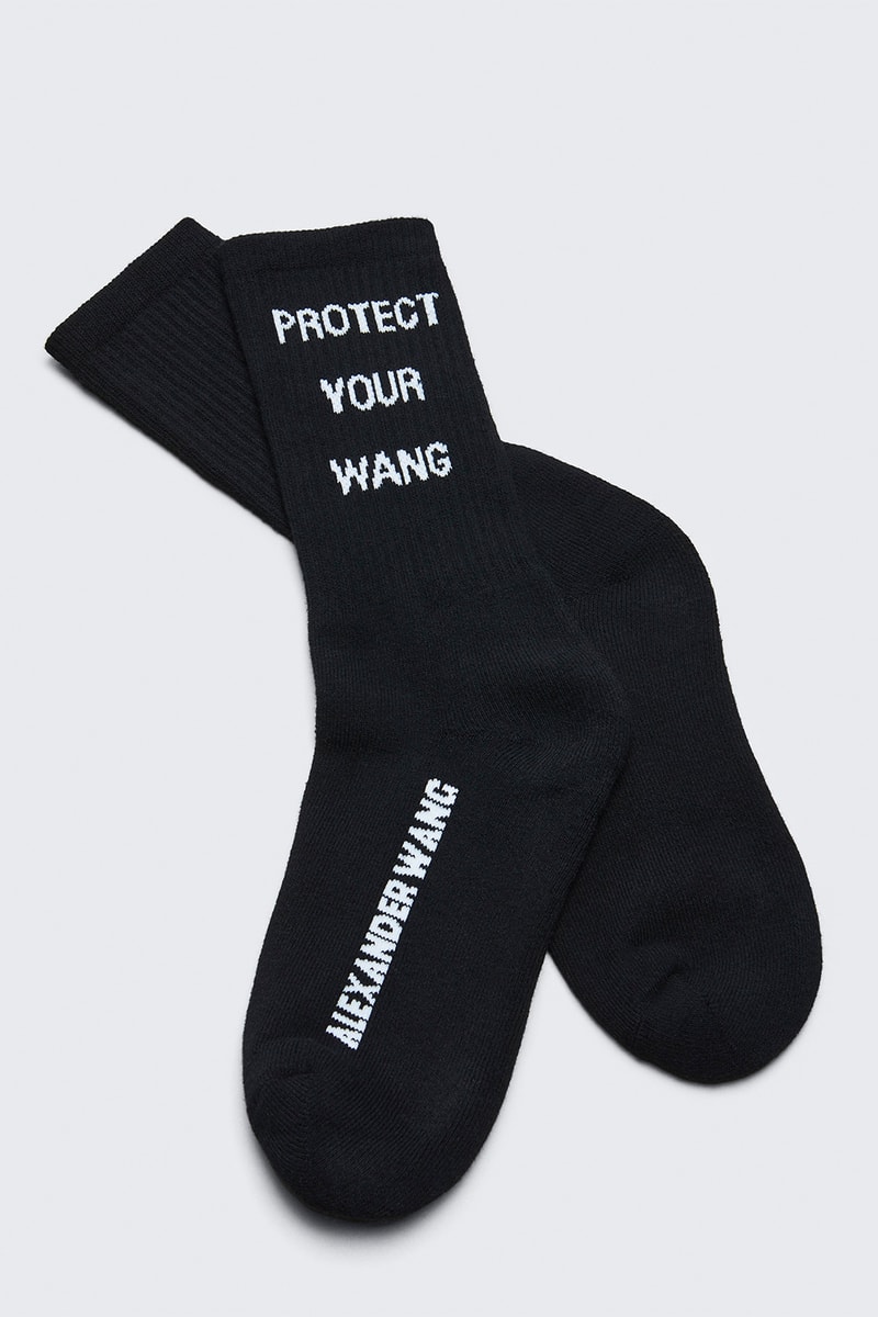 Alexander Wang Trojan 'Protect Your Wang' Capsule Collection Pride Apparel T-Shirt Socks Cap Bandana