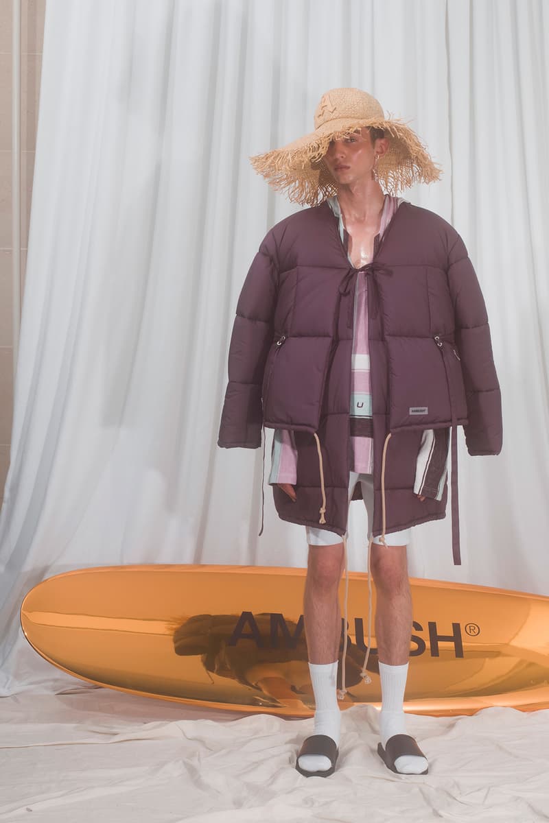 AMBUSH Yoon ahn verbal spring summer 2019 collection runway presentation surfboard hawaii beach