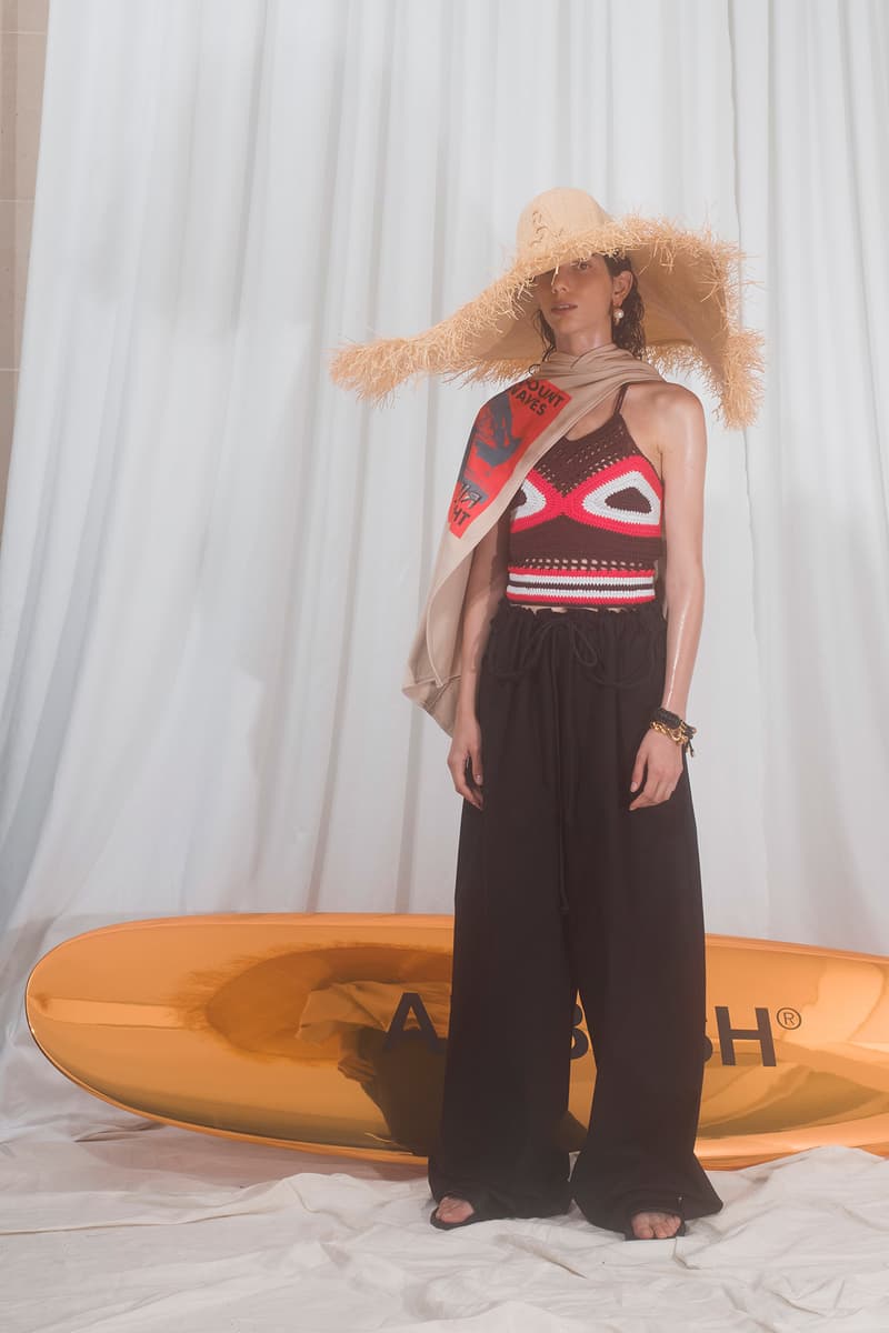 AMBUSH Yoon ahn verbal spring summer 2019 collection runway presentation surfboard hawaii beach