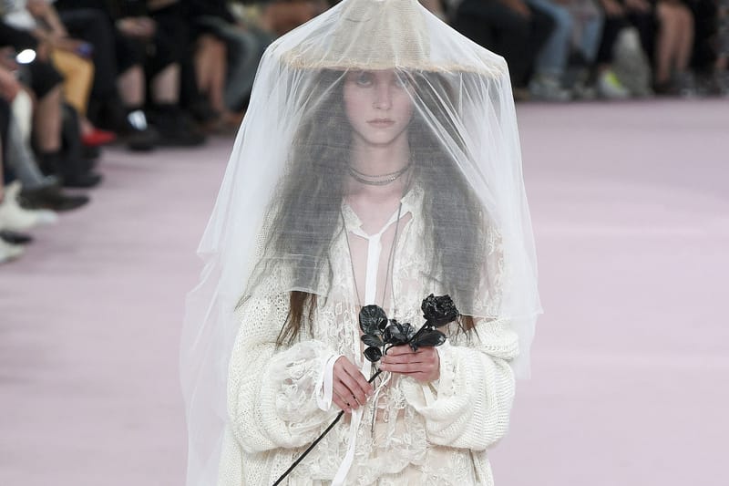 Ann Demeulemeester SS19 Delivered a Goth Wedding