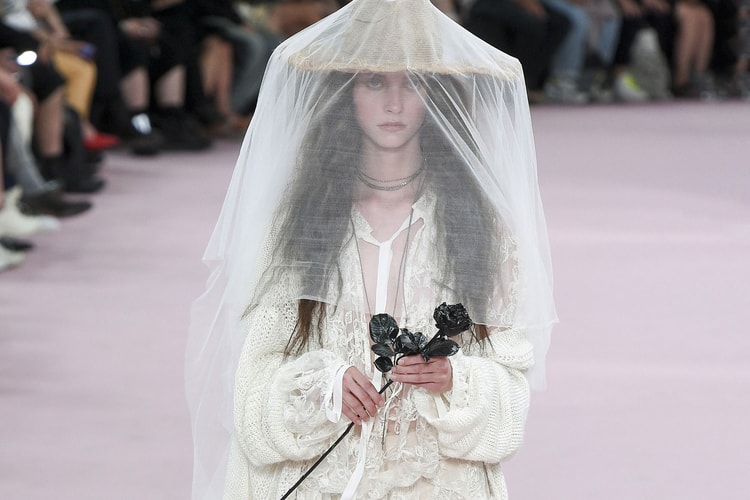 Ann Demeulemeester SS19 Delivered a Goth Wedding