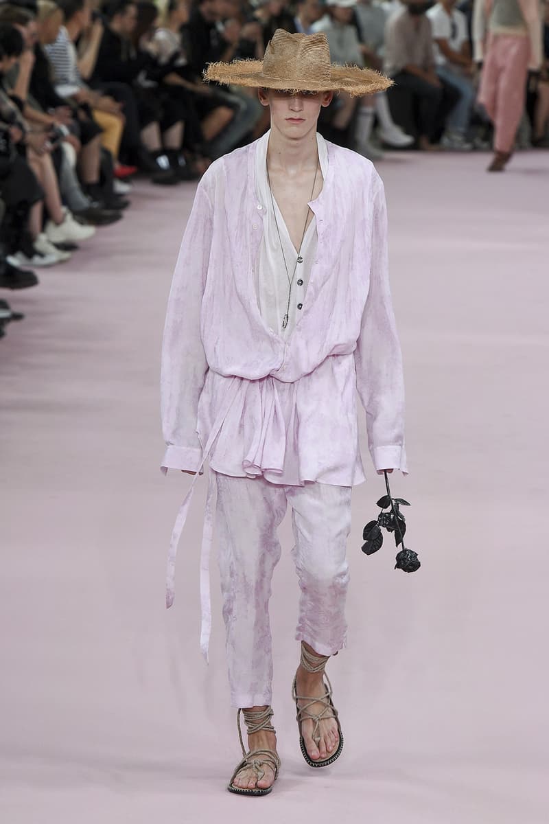 Ann Demeulemeester spring summer 2019 runway show paris fashion week men Sébastien Meunier