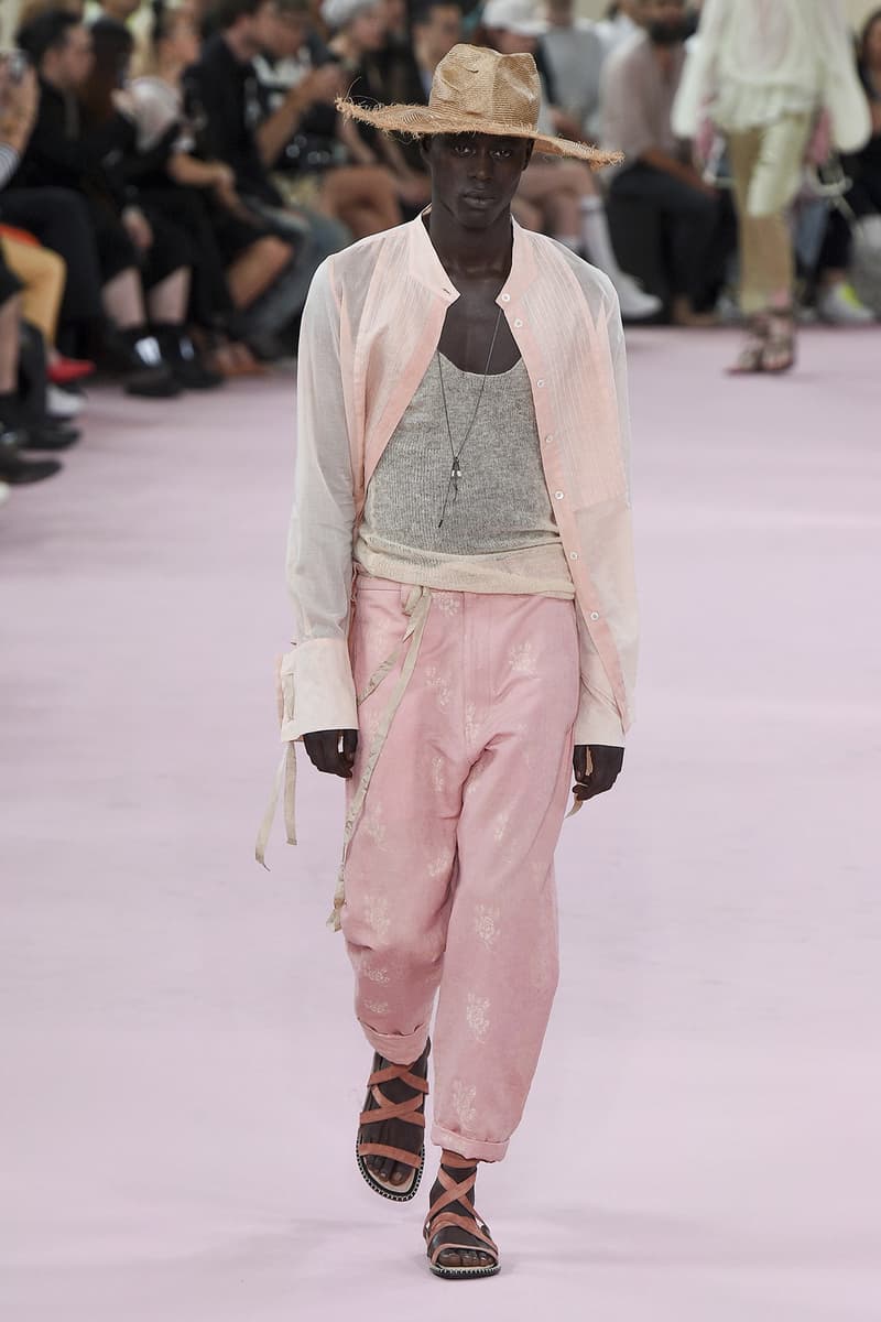 Ann Demeulemeester spring summer 2019 runway show paris fashion week men Sébastien Meunier