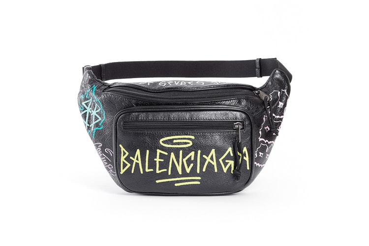 This Balenciaga Graffiti-Laced Fanny Pack Is Yours for $1,400 USD