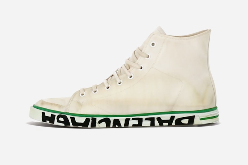 Balenciaga Ligne Match High-Top Trainer pre-fall 2018 release info white green demna gvasalia