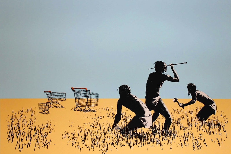 Banksy Trolley Hunter Stolen Theft Toronto The art of Banksy Steve Lazarides Heist
