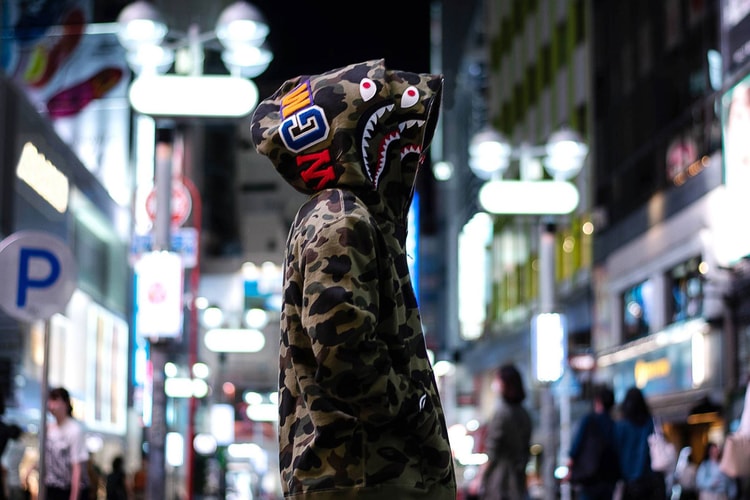 BAPE Unleashes Double Shark Hoodies in Signature 1ST CAMO