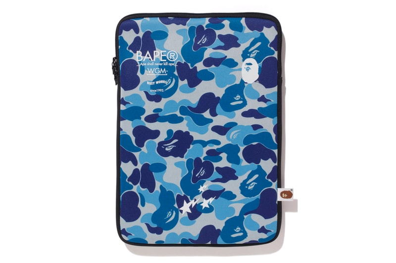 bape ABC PC CASE BLUE