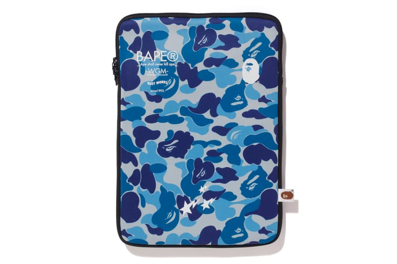 bape ABC PC CASE BLUE