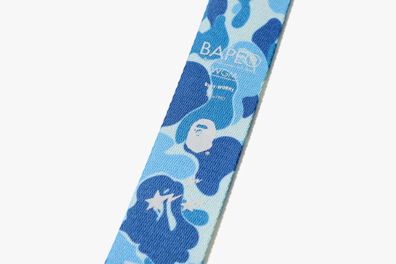 bape ABC TAPE TAG blue