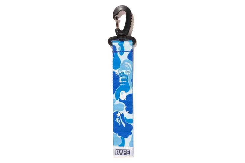 bape ABC CAMERA WIDE STRAP blue