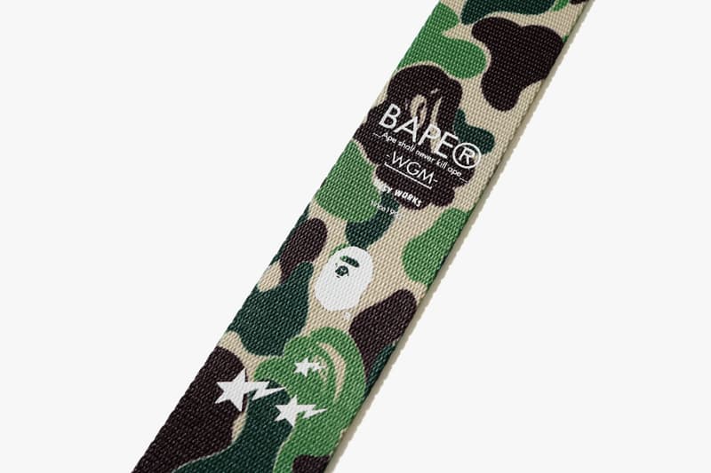 bape ABC TAPE TAG green