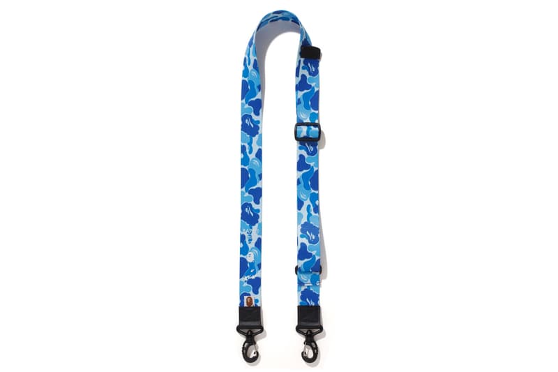 bape ABC CAMERA WIDE STRAP blue