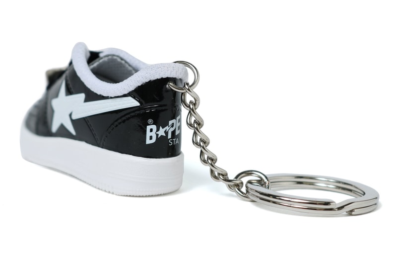 bape bape sta keychain black