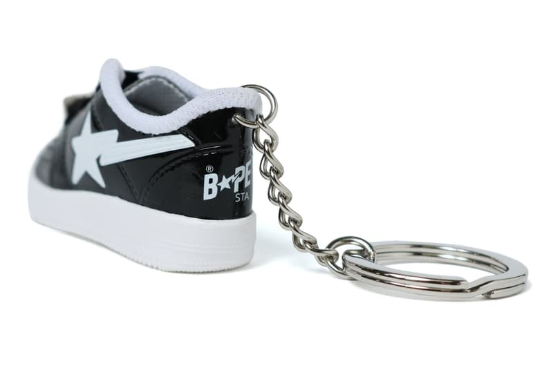 bape bape sta keychain black