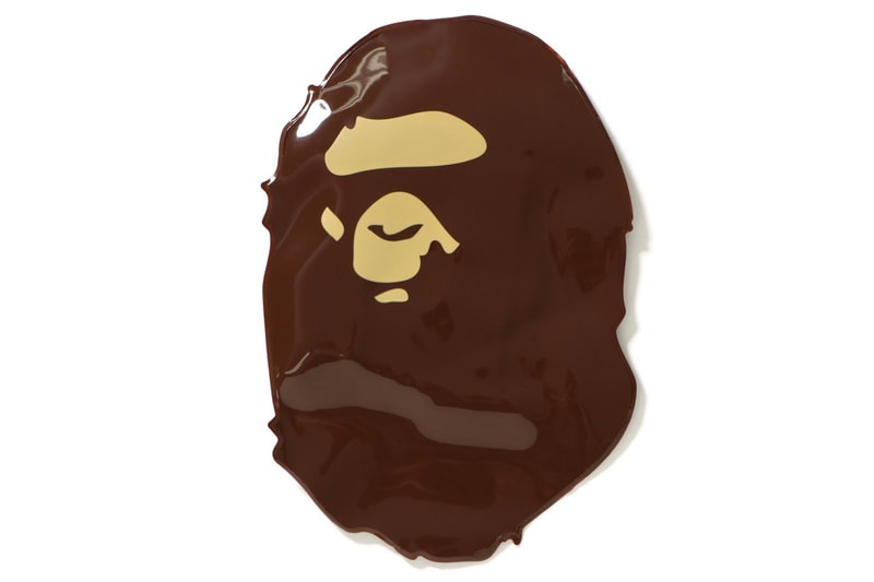 bape city camo shark mask black glow in the dark ape pakage