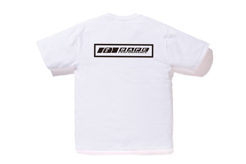 bape football soccer collection white camo tee