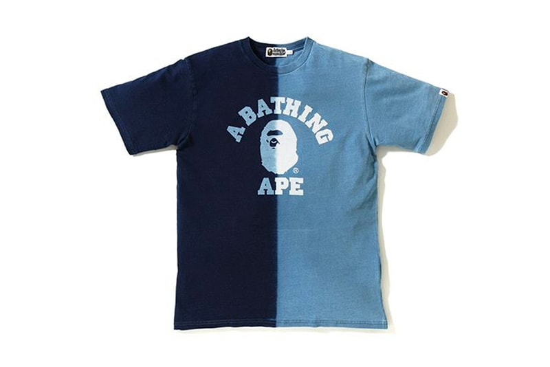 bape indigo summer 2018 t shirt
