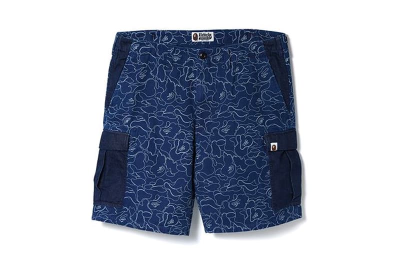 bape indigo summer 2018 shorts