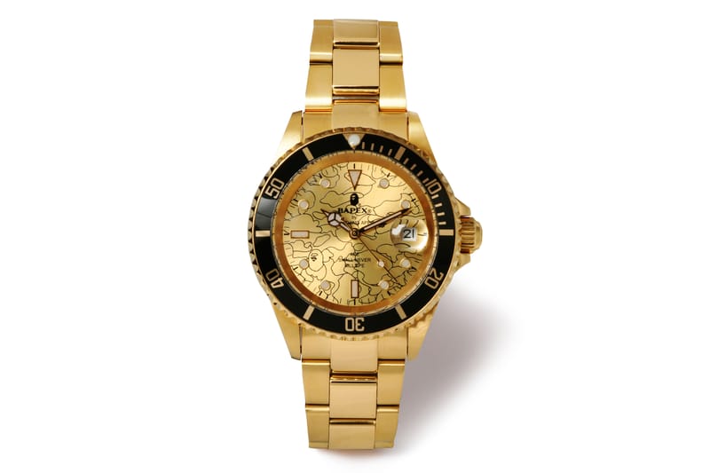A BATHING APE - Bape - Bapex Watch - Black Gold - 2020 - Excellent  Condition £350.00 - PicClick UK
