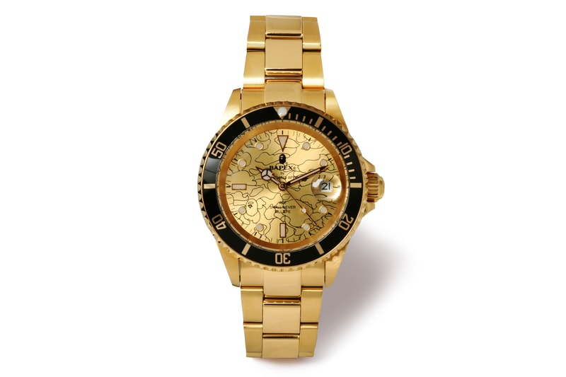 bape 1st camo type 1 bapex gold